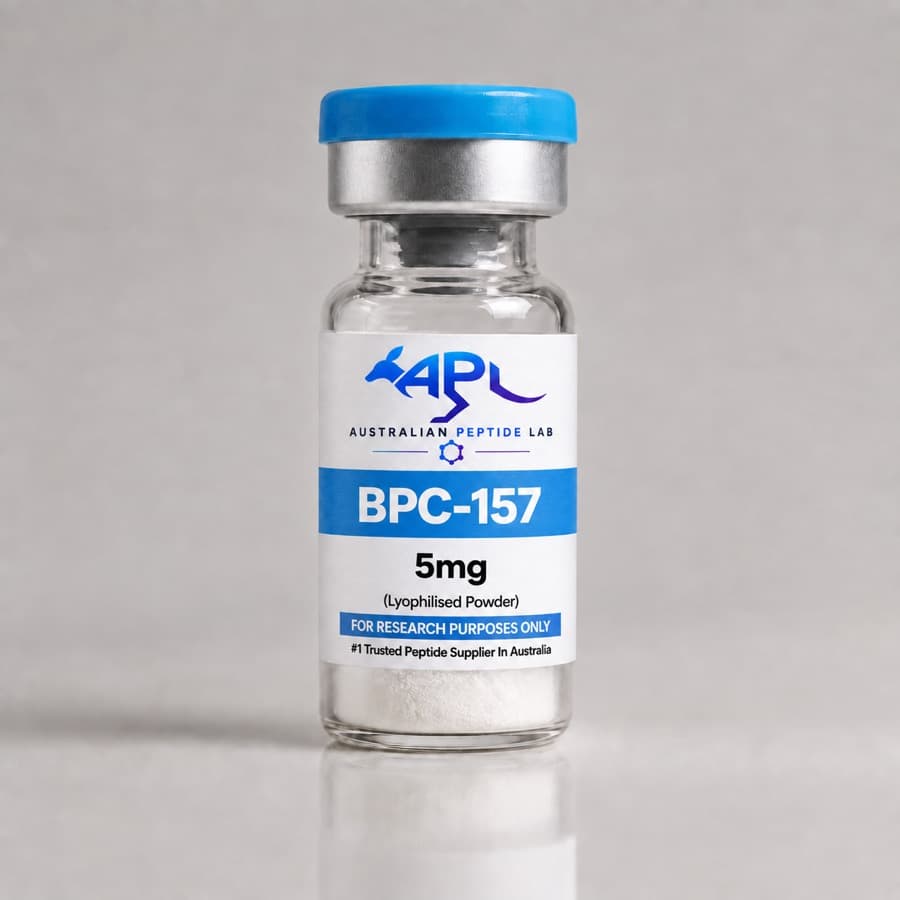 BPC-157 lyophilised research peptide vial — Australian Peptide Lab